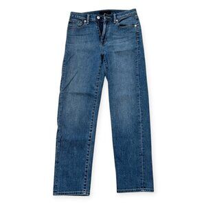 UNIQLO Women’s Jeans Size 26 Regular Fit Straight Leg High Rise Blue Denim Pants